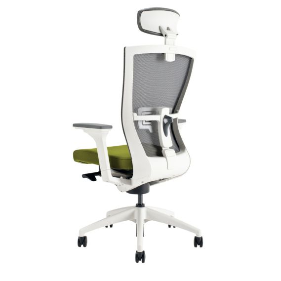 Kancelárske kreslo MERENS WHITE BP BI203 zelená