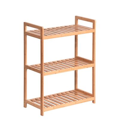 3-policový regál, prírodný bambus, FIORE TYP 1