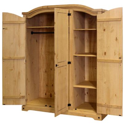 Skriňa 3-dverová CORONA vosk 2