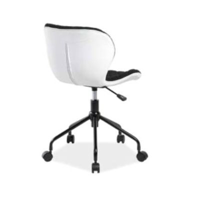 Signal Kancelárske kreslo RINO sivá/biela 2