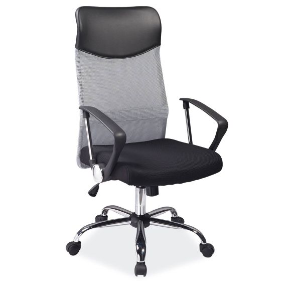 Signal Kancelárske kreslo Q-025 sivá