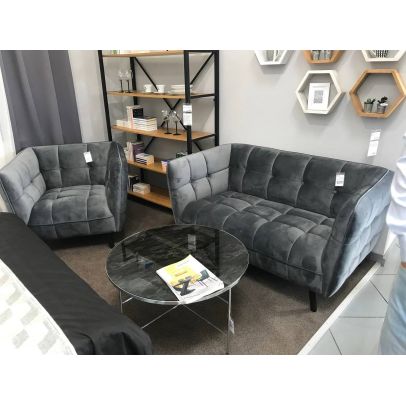 Signal kreslo CASTELLO VELVET 1 wenge/čierna bluvel 19 2