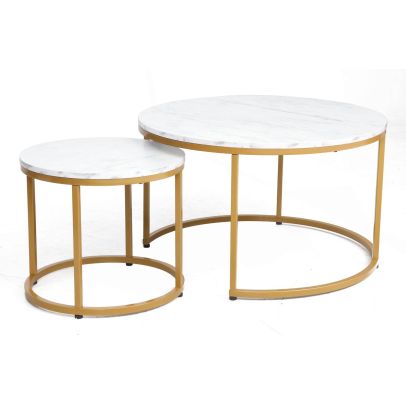 Set konferenčných stolíkov Signal DION GOLD