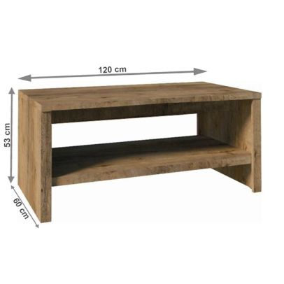 Konferenčný stolík ST, dub lefkas tmavý, MONTANA 2