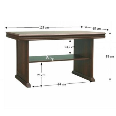 Konferenčný stolík, samoa king, KORA KL2 2