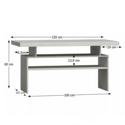 Konferenčný stolík, jaseň biely, INFINITY I-13 2