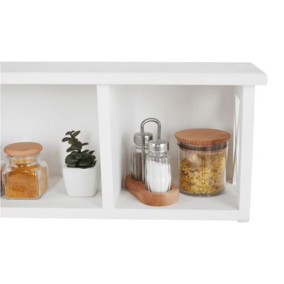 Závesná polica, biela, RAFAELLO 2