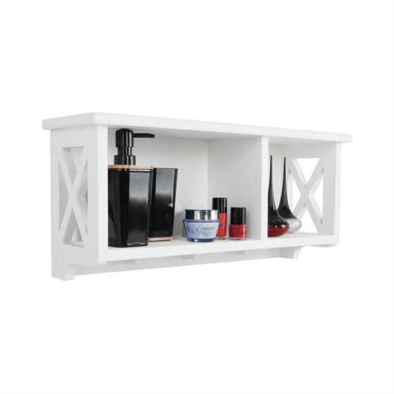 Závesná polica, biela, RAFAELLO