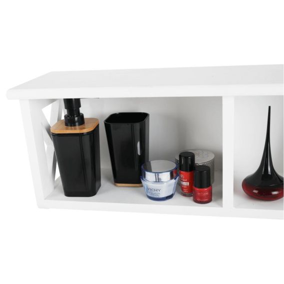 Závesná polica, biela, RAFAELLO