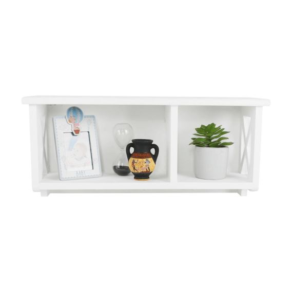 Závesná polica, biela, RAFAELLO