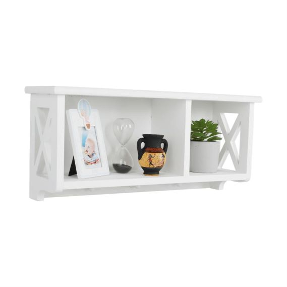 Závesná polica, biela, RAFAELLO