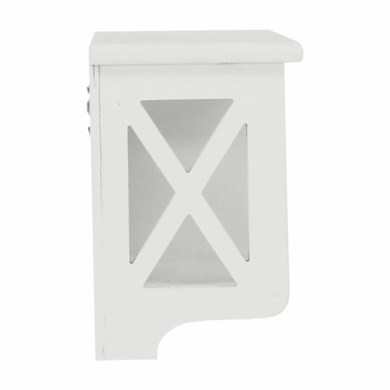 Závesná polica, biela, RAFAELLO