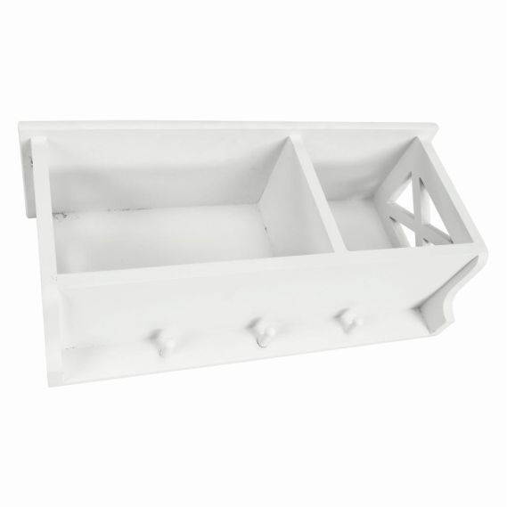 Závesná polica, biela, RAFAELLO