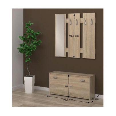 Predsieňová zostava, dub sonoma, LADA NEW 2