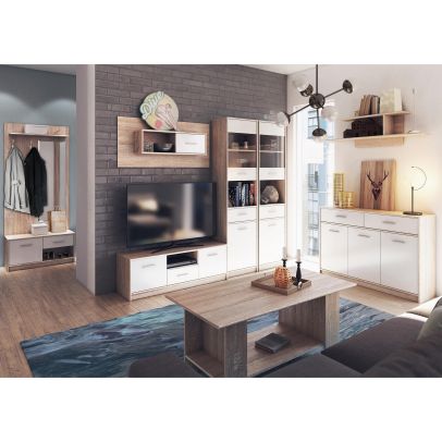 Konferenčný stolík, dub sonoma, TEYO 2