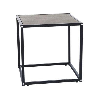 Príručný stolík, dub/čierna, JAKIM NEW TYP 1 2