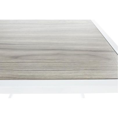 Príručný stolík, dub/biela, JAKIM TYP 2 NEW 2