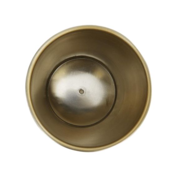 Kvetináč, čierna/zlatá, JUDE TYP 2