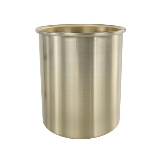 Kvetináč, čierna/zlatá, JUDE TYP 2