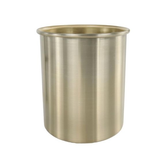 Kvetináč, čierna/zlatá, JUDE TYP 2