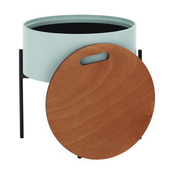 Príručný stolík, neo mint/prírodná/čierna, MOSAI