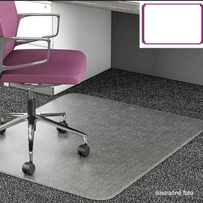 Ochranná podložka pod stoličku, transparentná, 140x100 cm, 0,8 mm, ELLIE NEW TYP 4 2