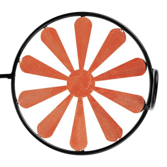 Retro kvetináč v tvare bicykla, bordová/čierna, SEMIL