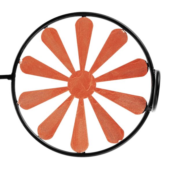 Retro kvetináč v tvare bicykla, bordová/čierna, SEMIL