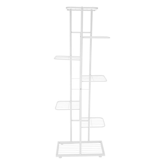 Kovový stojan na kvety, biela, BAMIR TYP 2