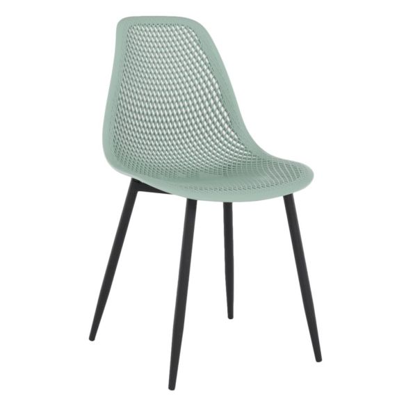 Jedálenská stolička, zelená/čierna, TEGRA TYP 2 | Hejnabytok.sk