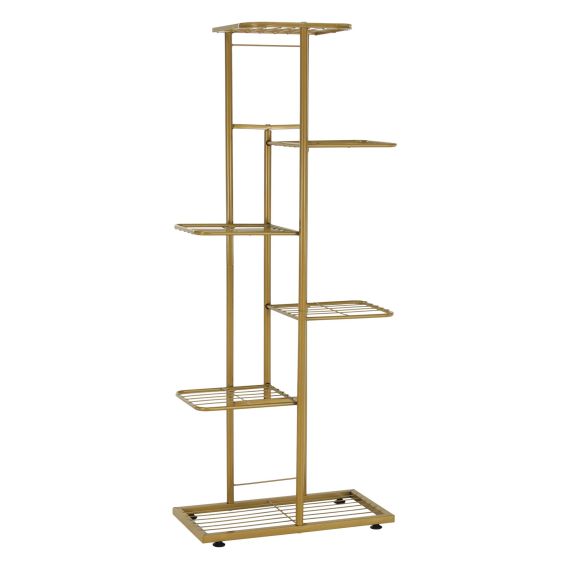 Kovový stojan na kvety, zlatá, BAMIR TYP 3