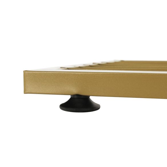 Kovový stojan na kvety, zlatá, BAMIR TYP 3