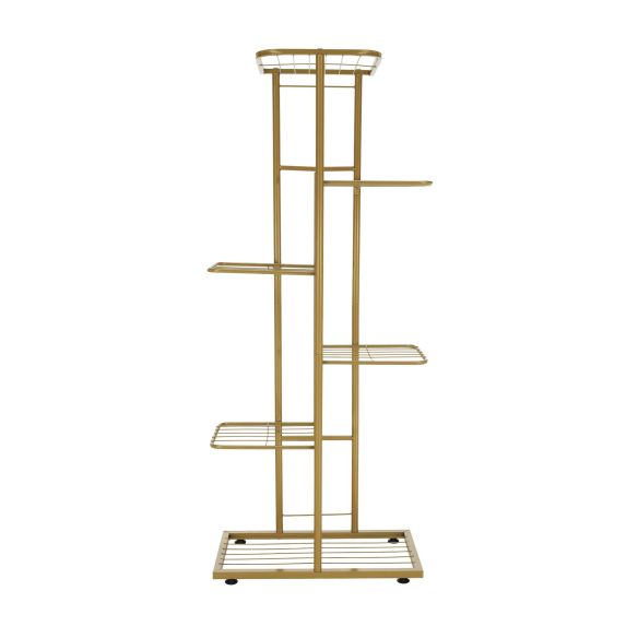 Kovový stojan na kvety, zlatá, BAMIR TYP 3