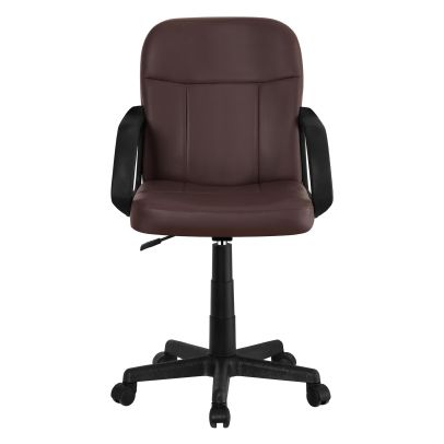 Kancelárske kreslo, hnedá, AYLA NEW 2