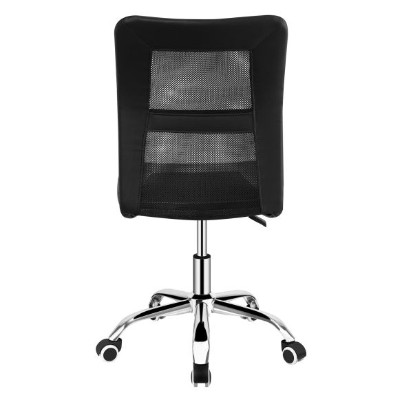 Kancelárske kreslo, čierna/chróm, IDOR 2 NEW