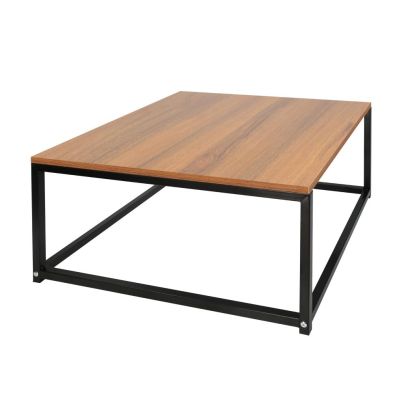 Set dvoch konferenčných stolíkov, orech/čierna, KASTLER NEW TYP 1 2