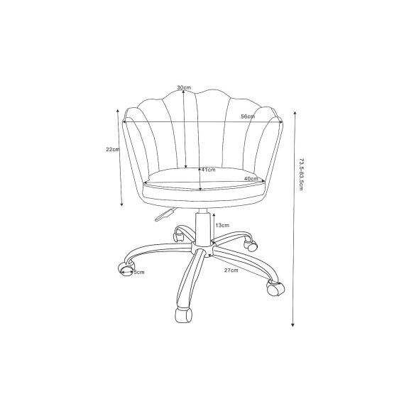 Detské kreslo Signal ROSE