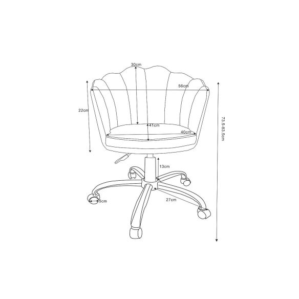 Detské kreslo Signal ROSE