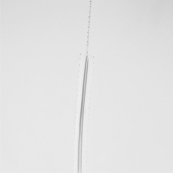 Kancelárske kreslo, biela/chróm, ARGUS NEW