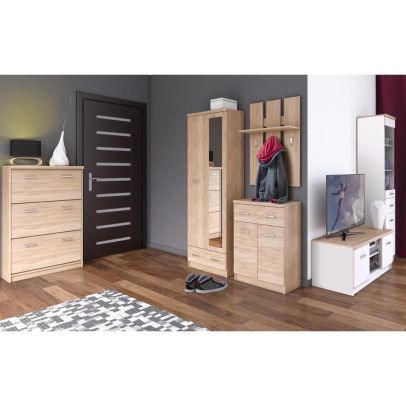 Botník 3K, dub sonoma, TOPTY TYP 24 2