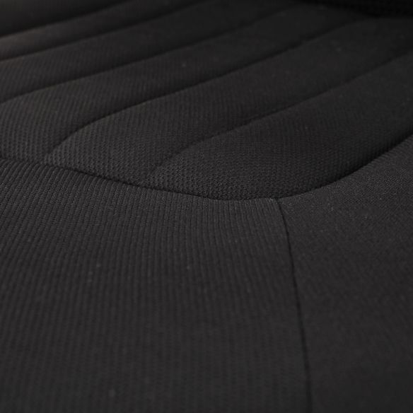 Kancelárska stolička, poťah čierna látka a čierna sieťovina MESH, PC mech. s aretáciou KA-Y309 BK