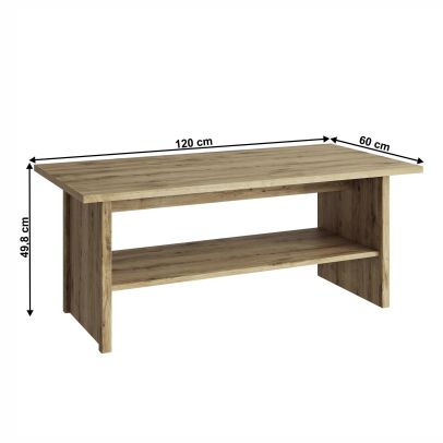 Konferenčný stolík 120, dub navarra, DORSI 2