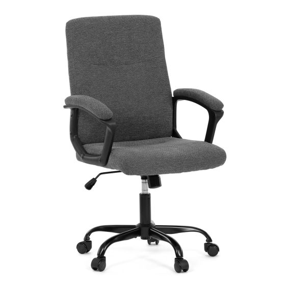 Kancelářské křeslo, šedá látka, kovový kříž KA-Y391 GREY2