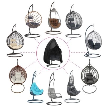 Ochranný obal na závesné kreslo, čierna, KRYTO TYP 1 2