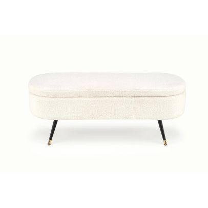 Lavica do predsiene AVEIRO, čierna/krémová