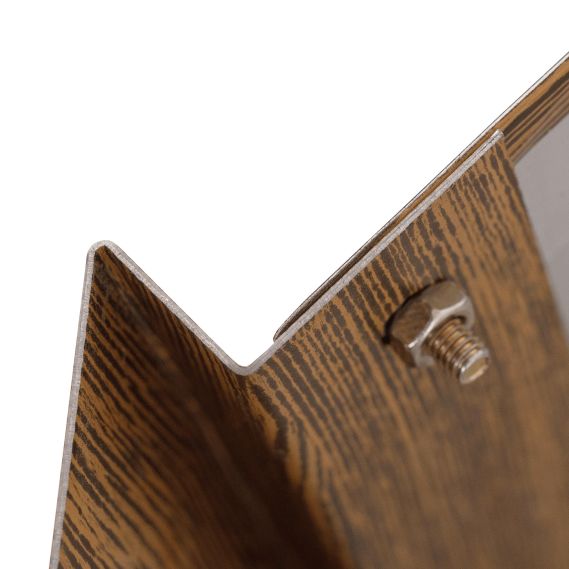 Vyvýšený záhon, hnedý, oceľ, NONKY TYP 3