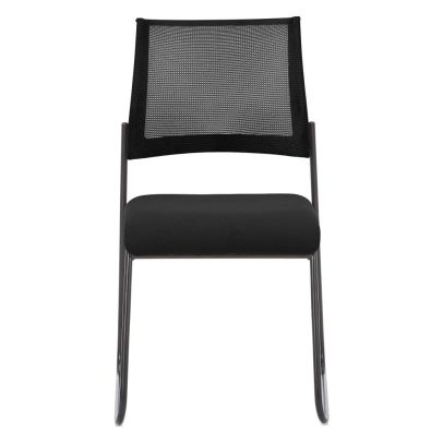 Stohovateľná stolička, čierna, BARIS 2