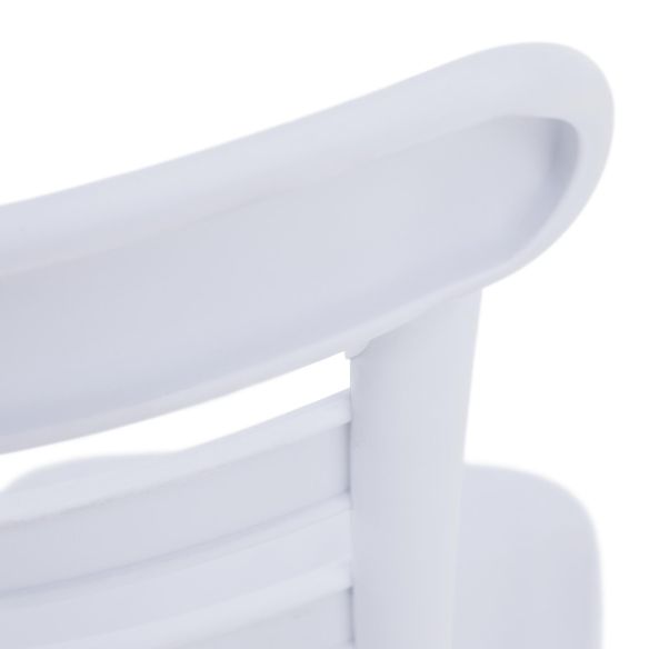 Stohovateľná stolička, biela, SAVITO