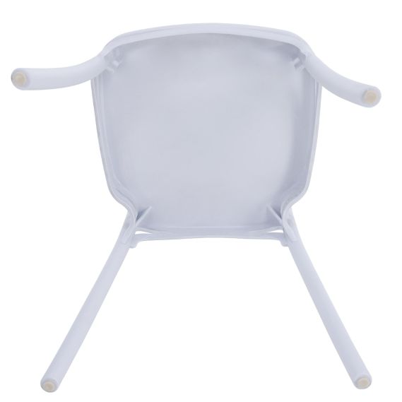 Stohovateľná stolička, biela, SAVITO