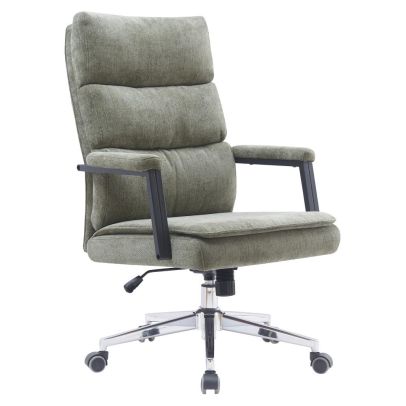 Kancelárske kreslo, zelená/chróm, ZAVIER